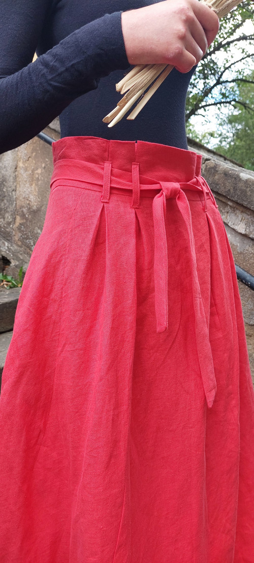 Lněná sukně - Clothilde — foto 2