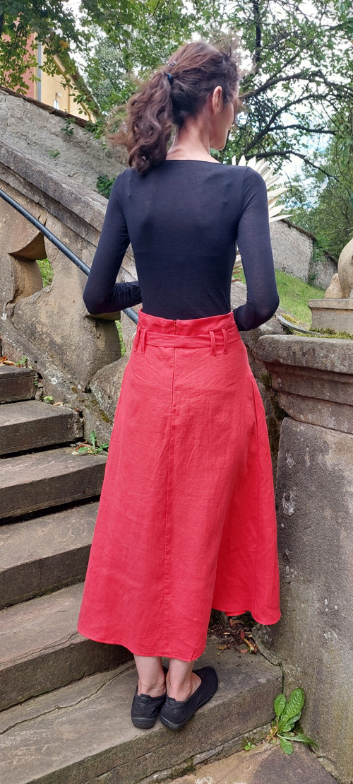 Lněná sukně - Clothilde — foto 3