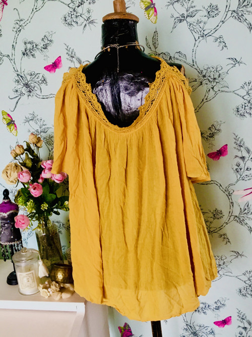 Halenka boho rozevlátá v kari — foto 4