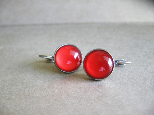 Red Tomato, visací náušnice nerez — foto 3