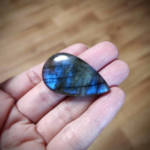 Labradorit, ID 3022, 38x22 mm — foto 5