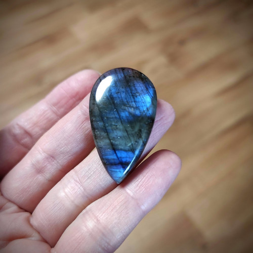 Labradorit, ID 3022, 38x22 mm — foto 3