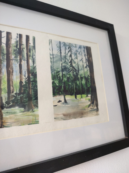 Originální malba - Toulky lesem — foto 2