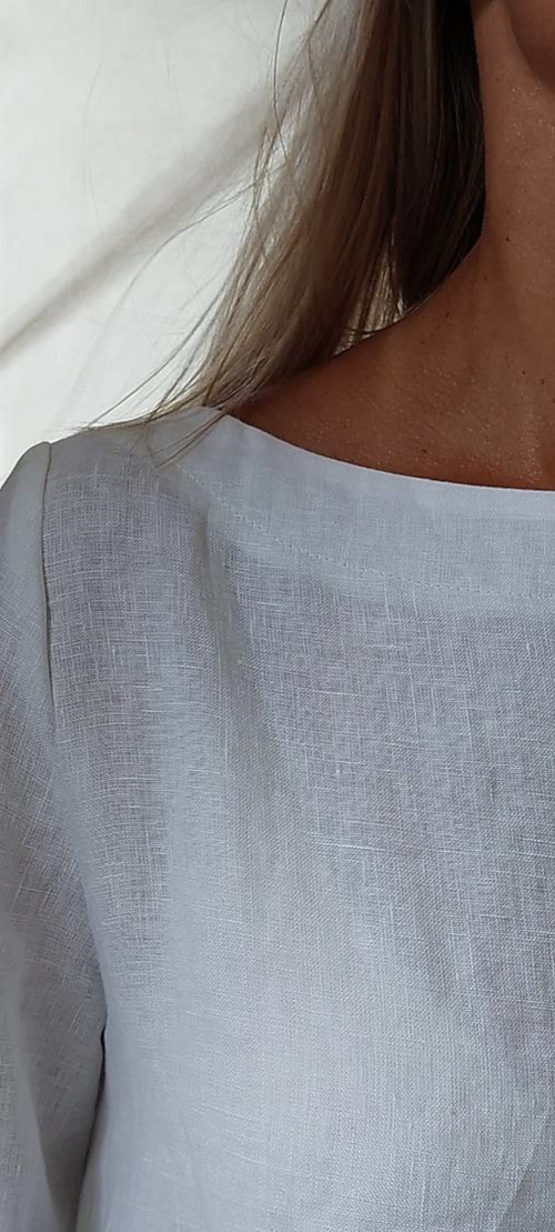Lněná tunika Odette — foto 6