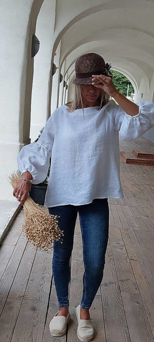 Lněná tunika Odette — foto 5