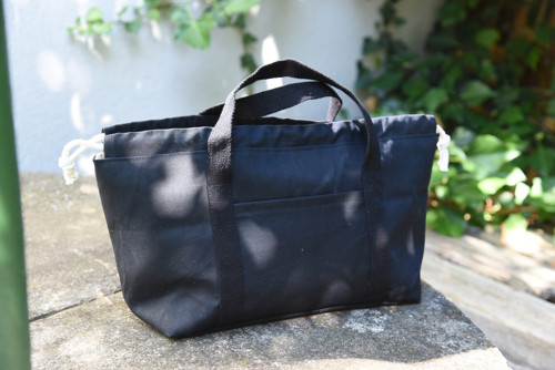 Taštička na projekty - project bag - černá — foto 2