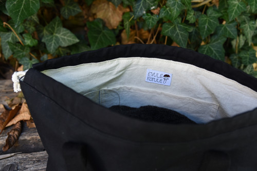 Taštička na projekty - project bag - černá — foto 3