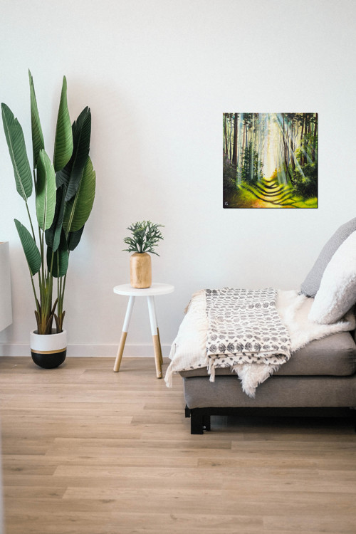 Prosluněným lesem - 30x30cm — foto 5