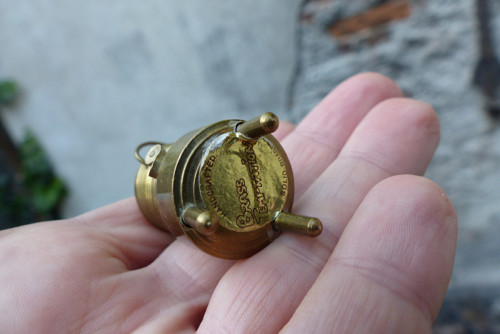 Ohřáto..mosazná miniatura — foto 3