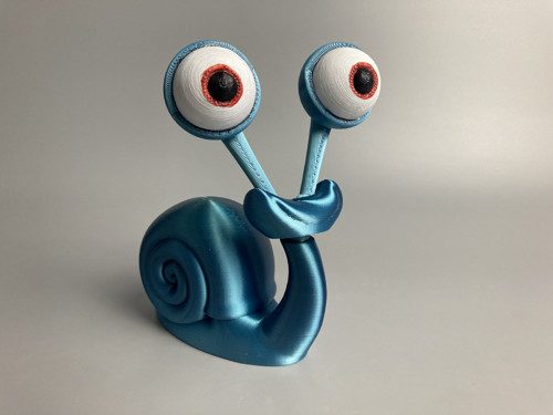 Flexi veselý šnek - 3D tisk — foto 4