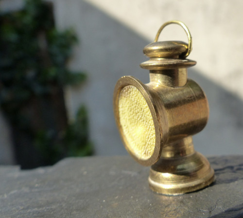 Svítilna...mosazná miniatura — foto 6