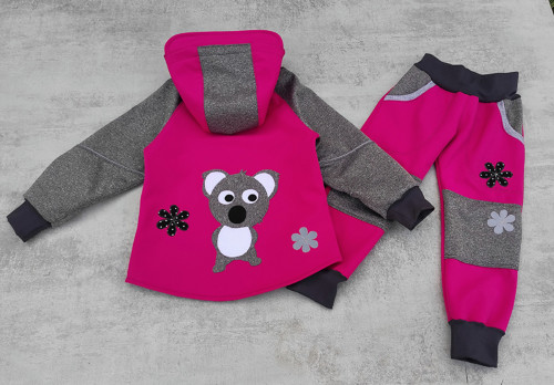 Softshell souprava...koala...vel. 104 SKLADEM — foto 3