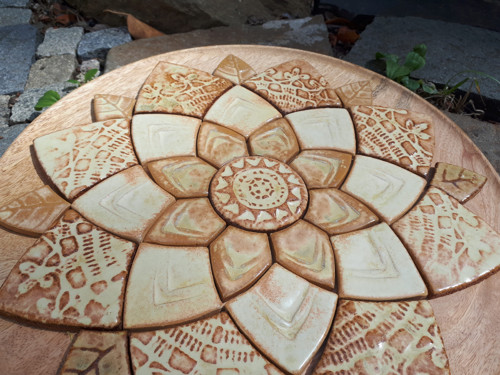 Mandala z keramických komponentů 51 — foto 2