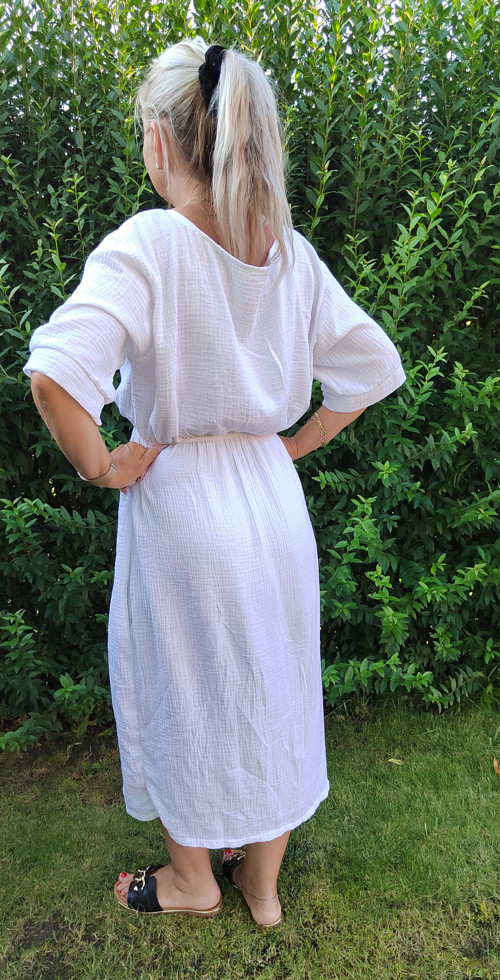 Šaty - MUŠELÍN Bílé — foto 3