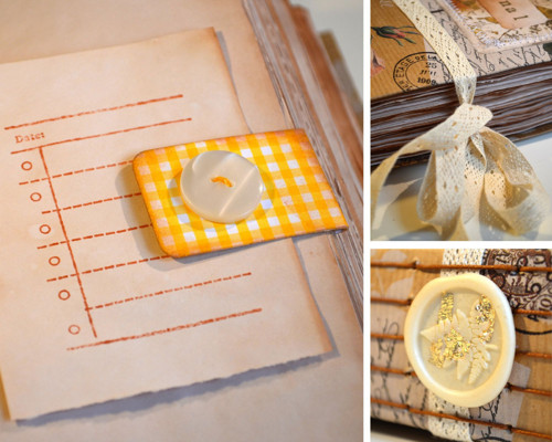 Junk journal, zápisník, deník — foto 4