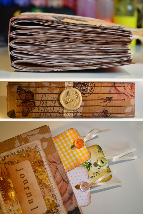 Junk journal, zápisník, deník — foto 5