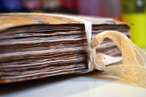 Junk journal, zápisník, deník — foto 6