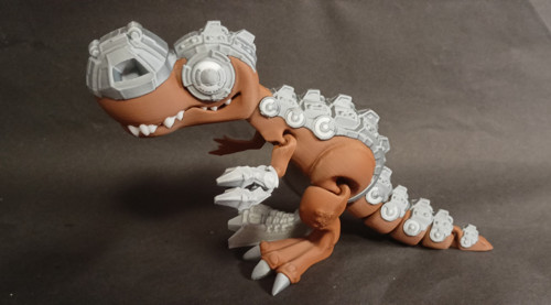 Flexi Tyranosaurus RoboRex - 21 cm - 3D tisk — foto 4