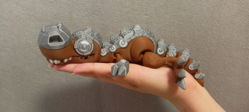 Flexi Tyranosaurus RoboRex - 21 cm - 3D tisk — foto 3