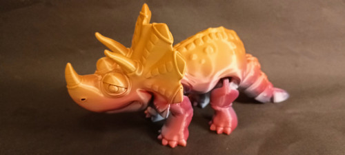 Flexi Triceratops - 20 cm - 3D tisk — foto 4