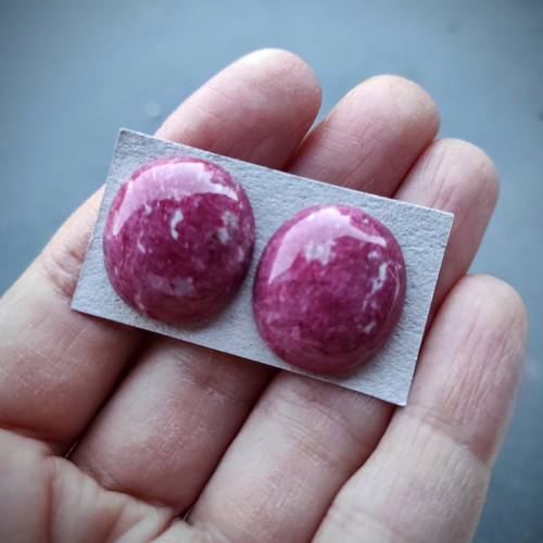 Tulit/Thulite, ID 3062, 20x18 mm — foto 2