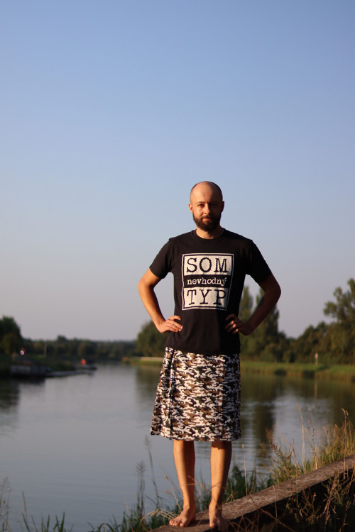 Pánská bavlněná sukně- maskáč — foto 2