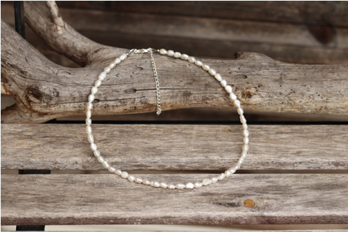 Perlový náhrdelník - choker — foto 4