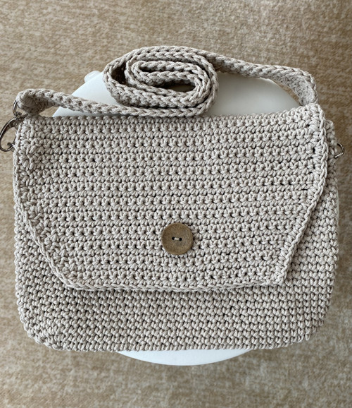 Crossbody kabelka béžová — foto 2
