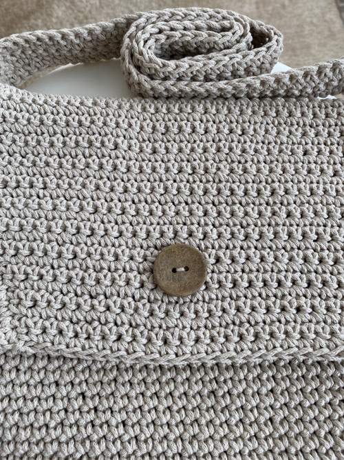 Crossbody kabelka béžová — foto 3