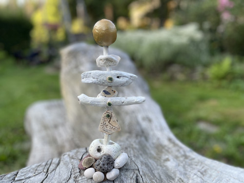 Vánoční Stromček Driftwood A Keramika — foto 2
