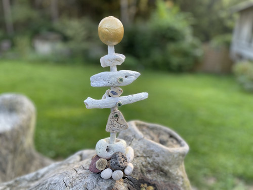 Vánoční Stromček Driftwood A Keramika — foto 4