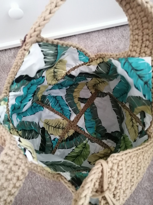 Velká háčkovaná kabelka "shopper bag" — foto 2