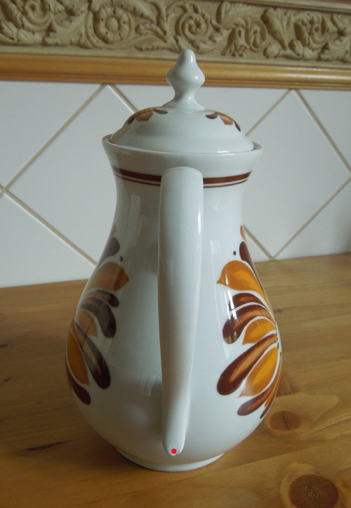 Retro pěkná porcelánová konvice — foto 5