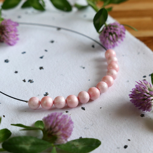 Korále Rosegold — foto 3