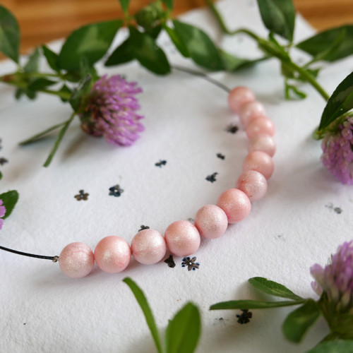 Korále Rosegold — foto 4