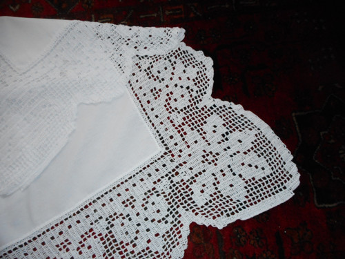 Velká dečka s širokou krajkou. — foto 3