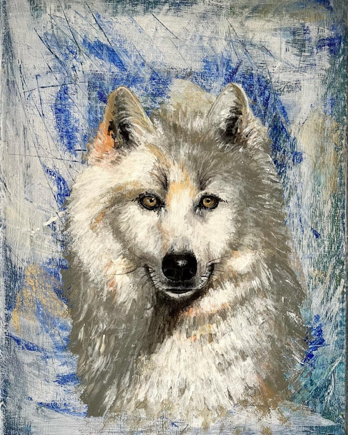 Obraz Bílý vlk/The white wolf — foto 5