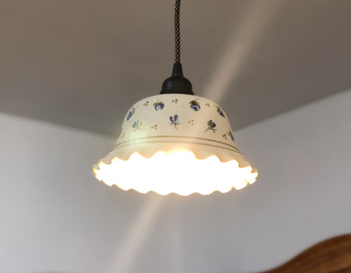 Lampička- modrá růžička — foto 2