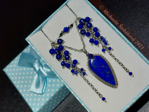 Přívěsek lapis lazuli (větší)+ video — foto 5