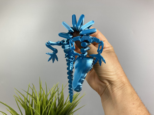 Flexi krokodýl M - 27 cm, 3D tisk — foto 3