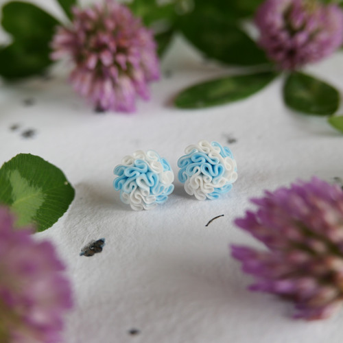 Náušnice light blue — foto 2