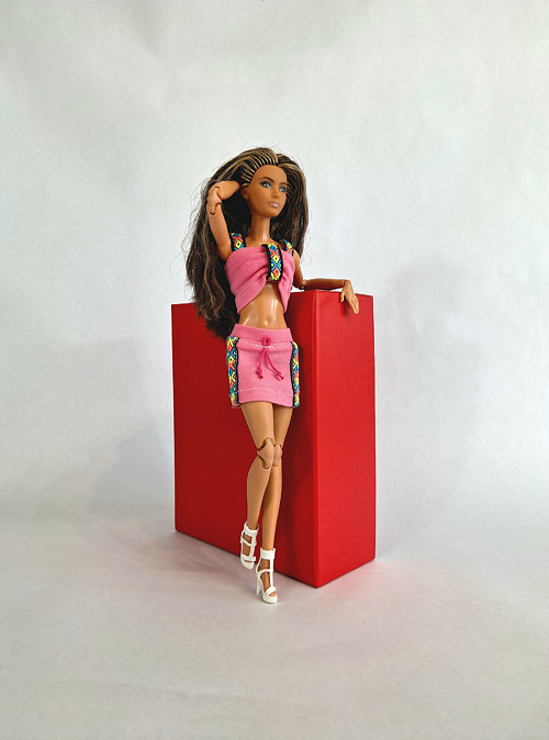 Barbie top na ramínka č-12 — foto 3