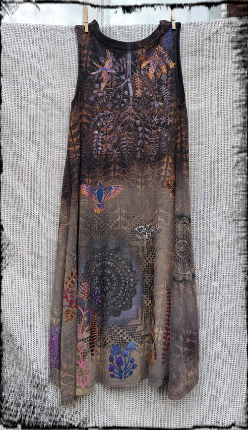 Černo-šedé šaty velikost 38 — foto 2