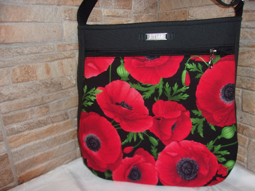 Vlčí máky - velká crossbody — foto 2