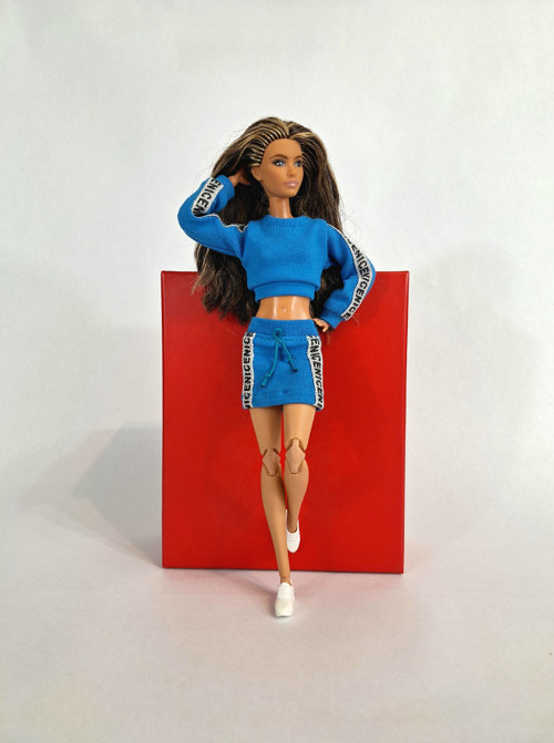 Barbie mikina krátká č-13 — foto 2