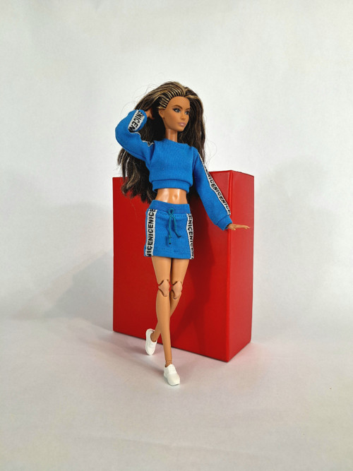 Barbie mikina krátká č-13 — foto 4