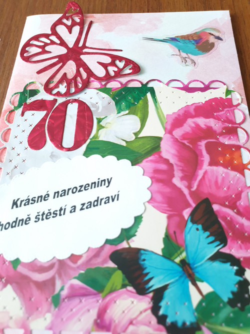 Přání k 70 narozeninám — foto 2