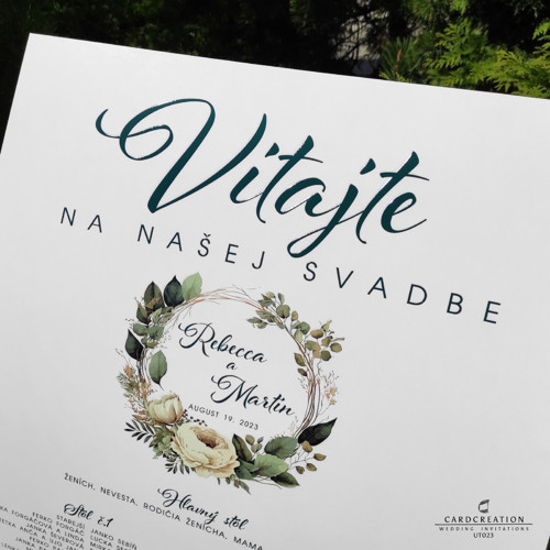 Svatební uvítací tabule UT023 — foto 3
