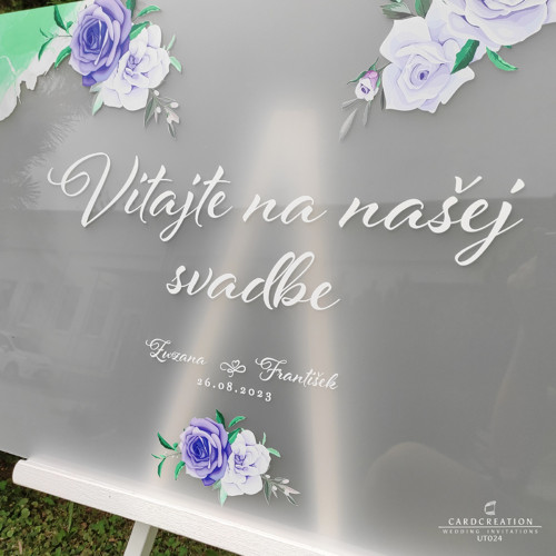 Transparentní uvítací tabule UT024 — foto 2