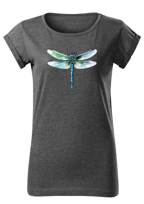 Dámské tričko "Watercolor dragonfly" — foto 2